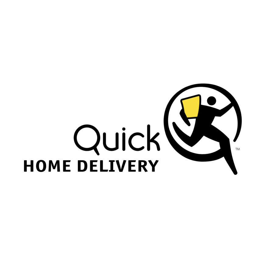 Home delivery logo design Royalty Free Vector Image