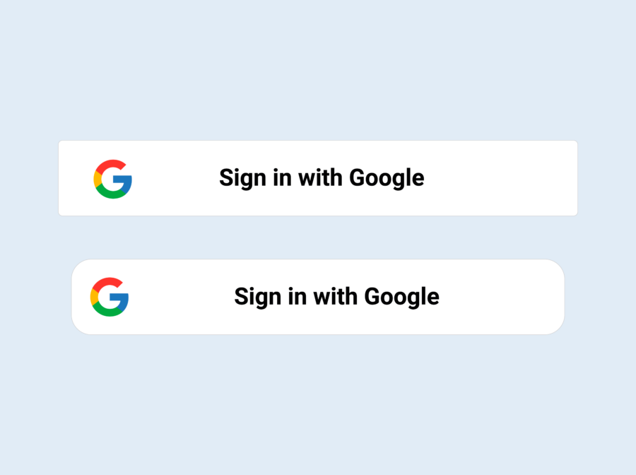 Sign In With Google Button
