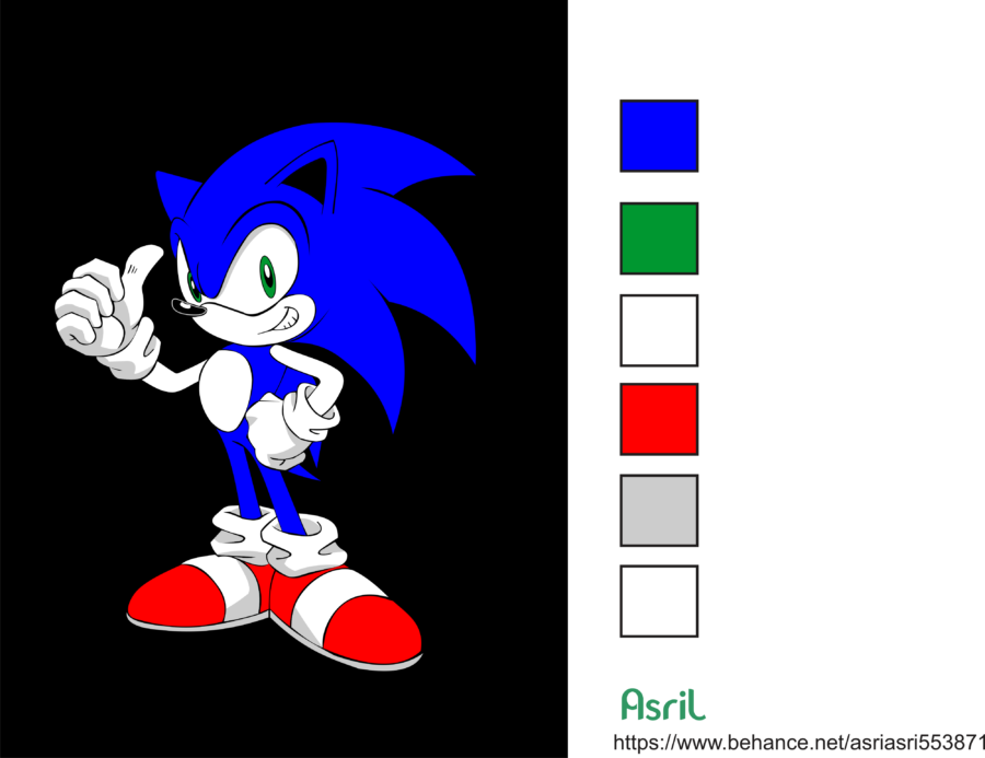 Classic Sonic Vector (Ai, Eps), PDF And Image (Jpg, Png)