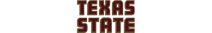 Texas State Athletics Wordmark