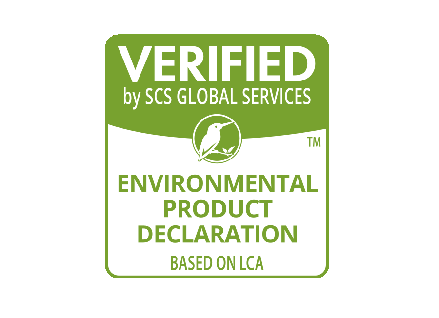 Verified by SCS Global Services Environmental Product Declaration Based on LCA