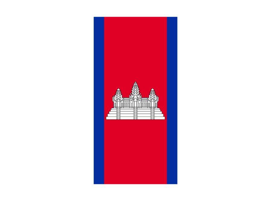 Vertical Flag of Cambodia