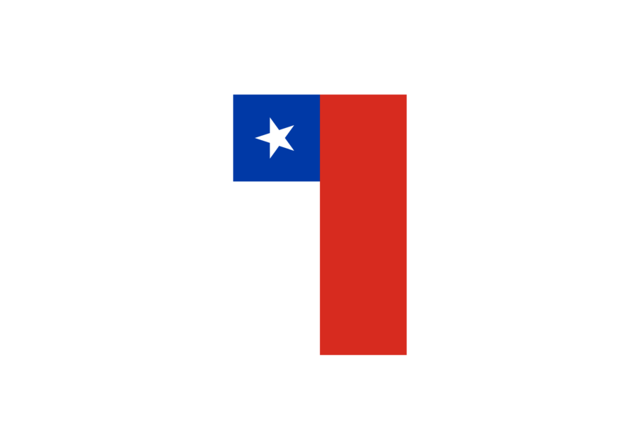 Vertical Flag of Chile