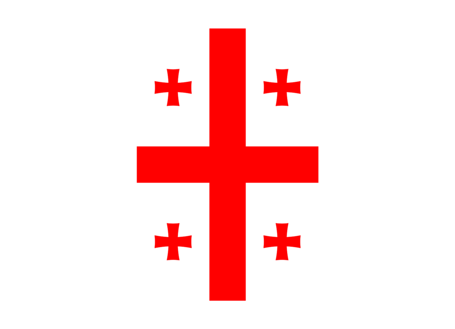 Vertical Flag of Georgia