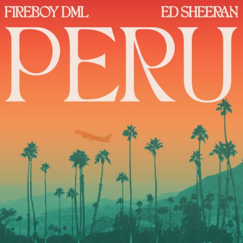 Fireboy DML and ED Sheeran Peru Retro Themed Album Art