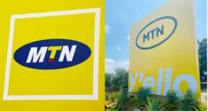 MTN old logo vs new logo