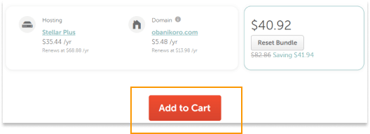 Confirm Your Choices by Adding Them To Cart