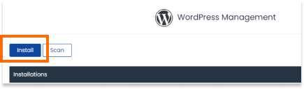 WordPress & WP Admin Account Setup