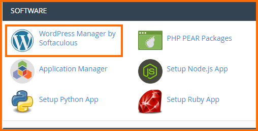 Installing WordPress in cPanel With WordPress Manager