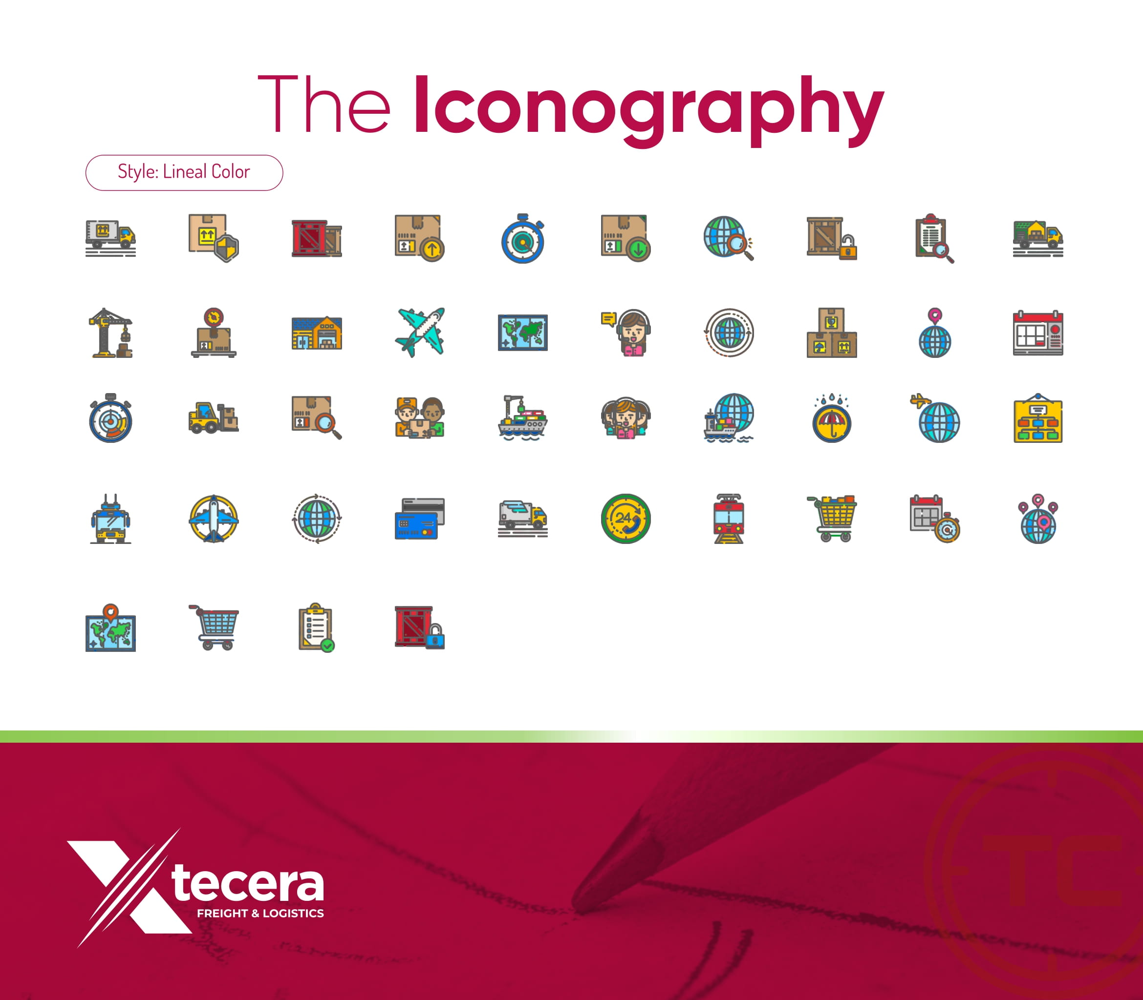 Brand Icongraphy lineal color