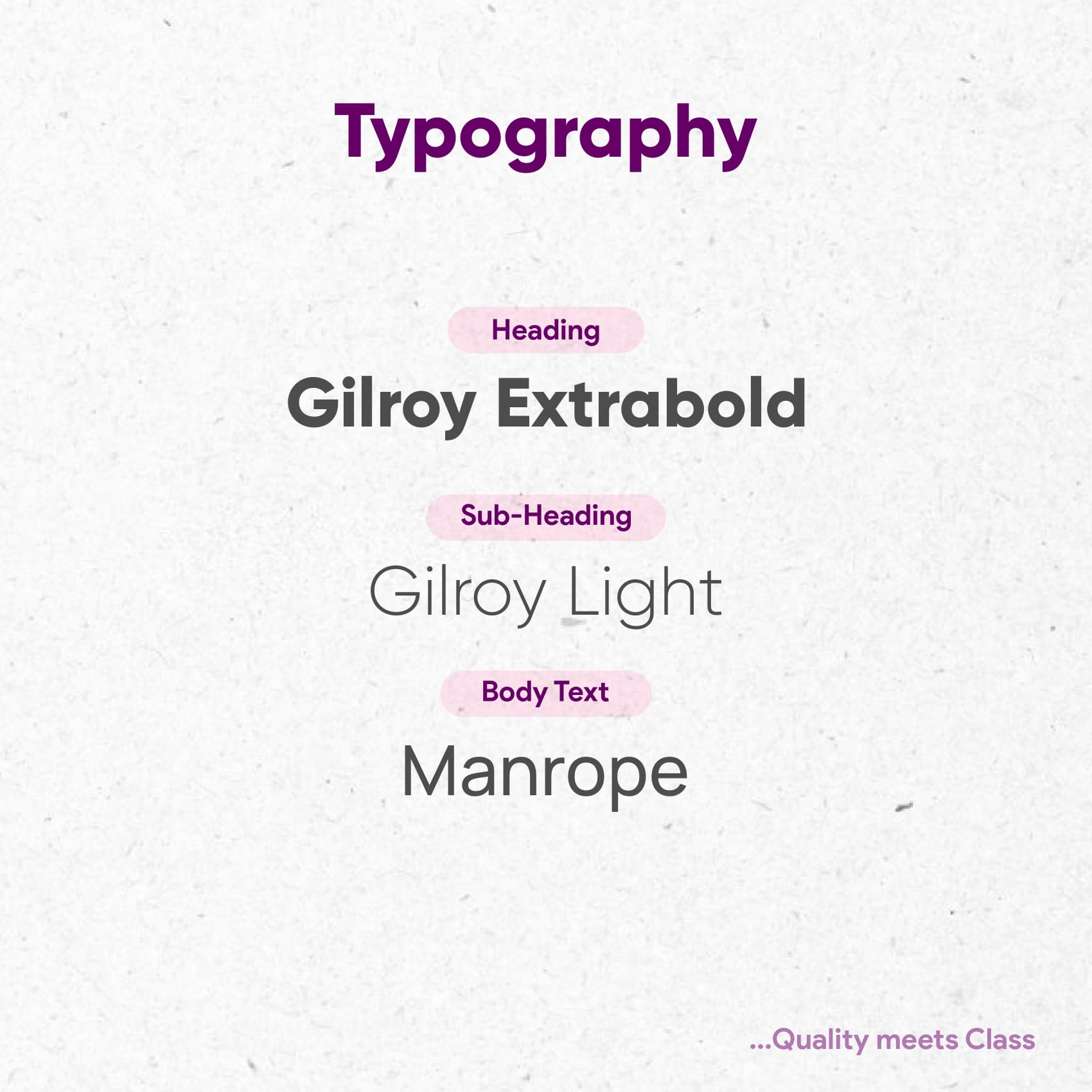 Brand Typography