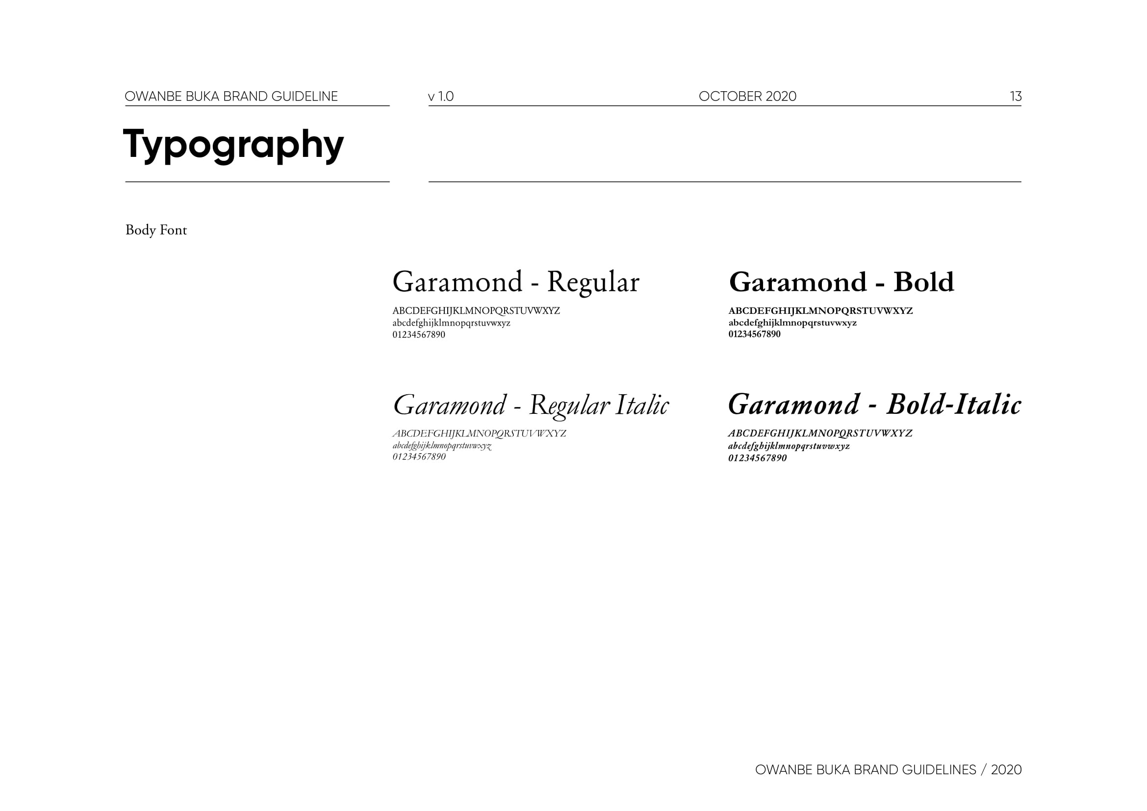 Brand Typography iii